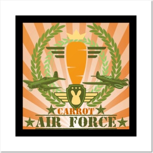 Carrot Air Force Posters and Art